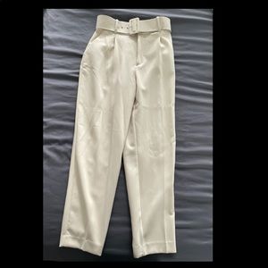Zara cream trousers size small